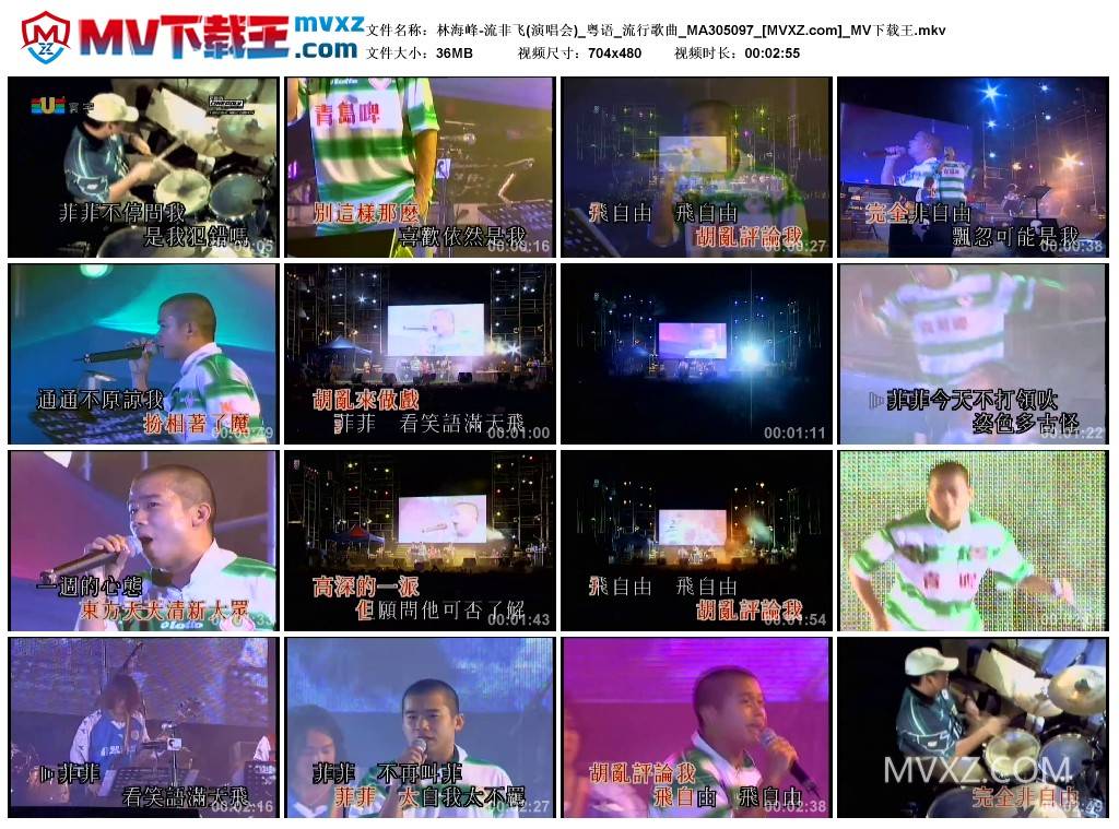 林海峰-流非飞(演唱会)_粤语_流行歌曲_MA305097